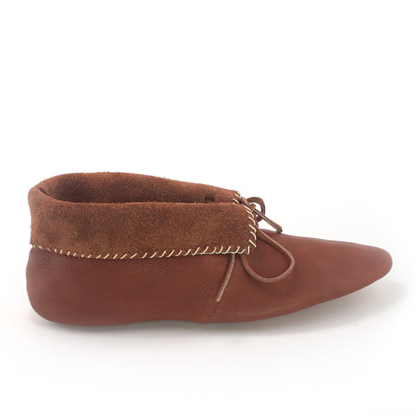 Haithabu Viking Turn Shoes - Viking age shoes, Saxon shoes, turn shoes, historically accurate Viking footwear, reenactment shoes, historical Viking shoes, Norse shoes, viking leather shoes, viking triangle shoes