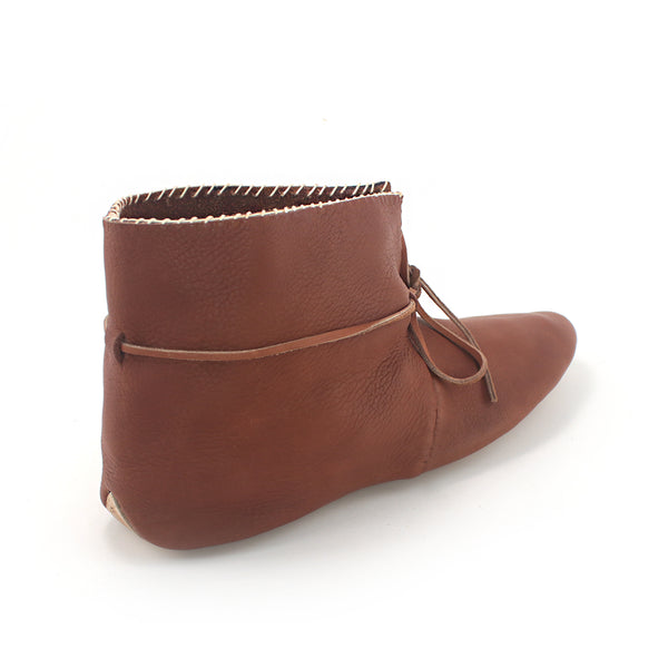 Haithabu Viking Turn Shoes - Viking age shoes, Saxon shoes, turn shoes, historically accurate Viking footwear, reenactment shoes, historical Viking shoes, Norse shoes, viking leather shoes, viking raised heel shoes