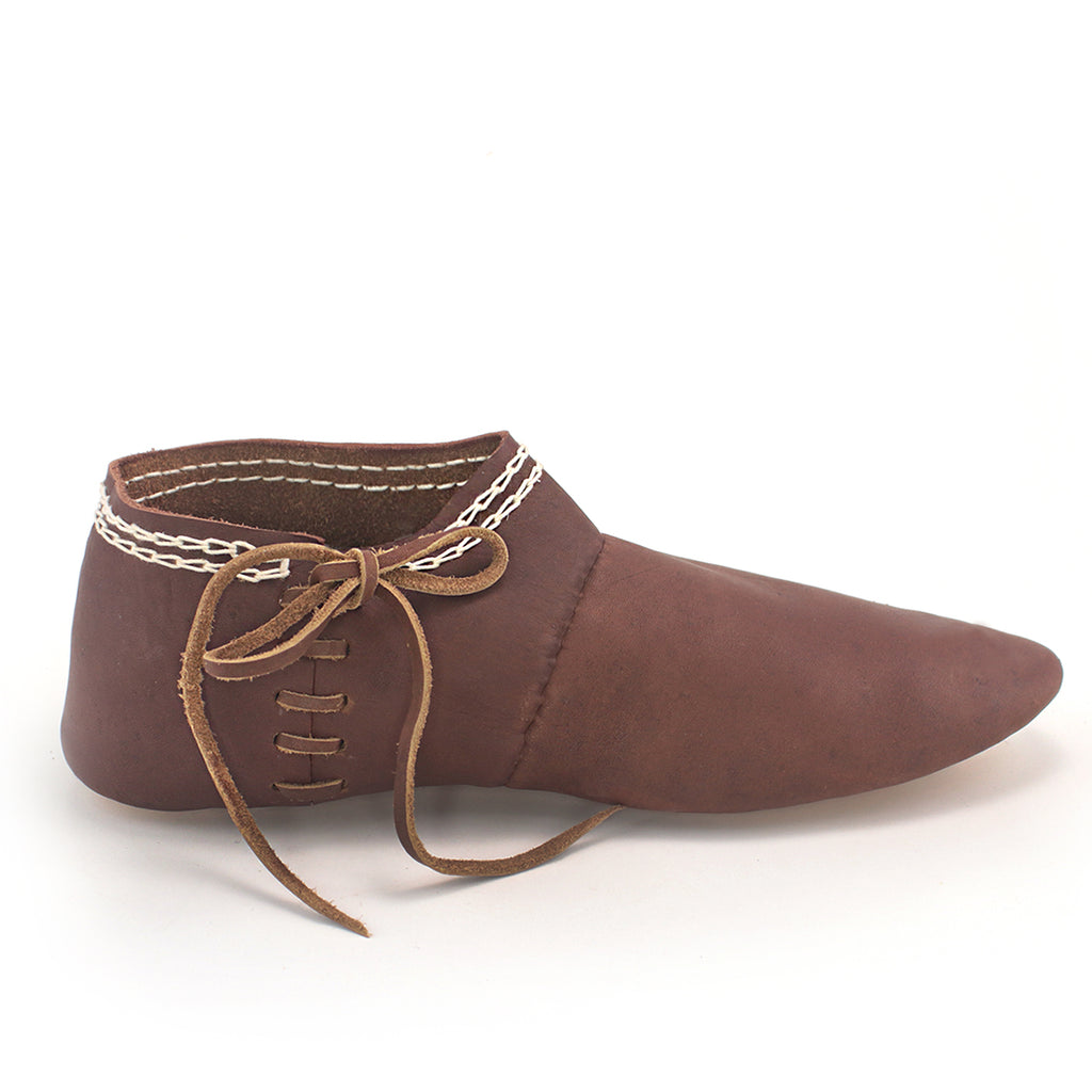 Reimerswaal Turn Shoes - 14th and 15th Century Harnessfecten shoes, medieval leather shoes,  HEMA fighting shoes, middle ages shoes, middle ages leather shoes,SCA shoes, medieval reenactment shoes