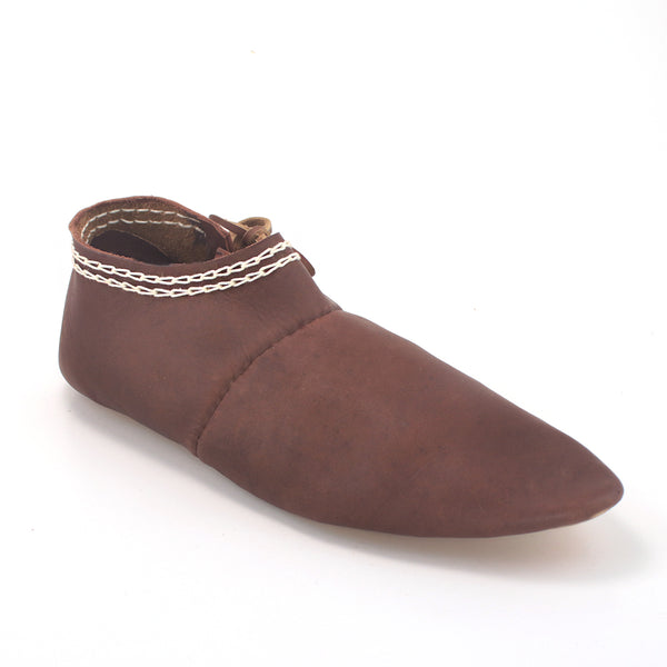 Reimerswaal Turn Shoes - 14th and 15th Century Harnessfecten shoes, medieval leather shoes,  HEMA fighting shoes, middle ages shoes, middle ages leather shoes,SCA shoes, medieval reenactment shoes