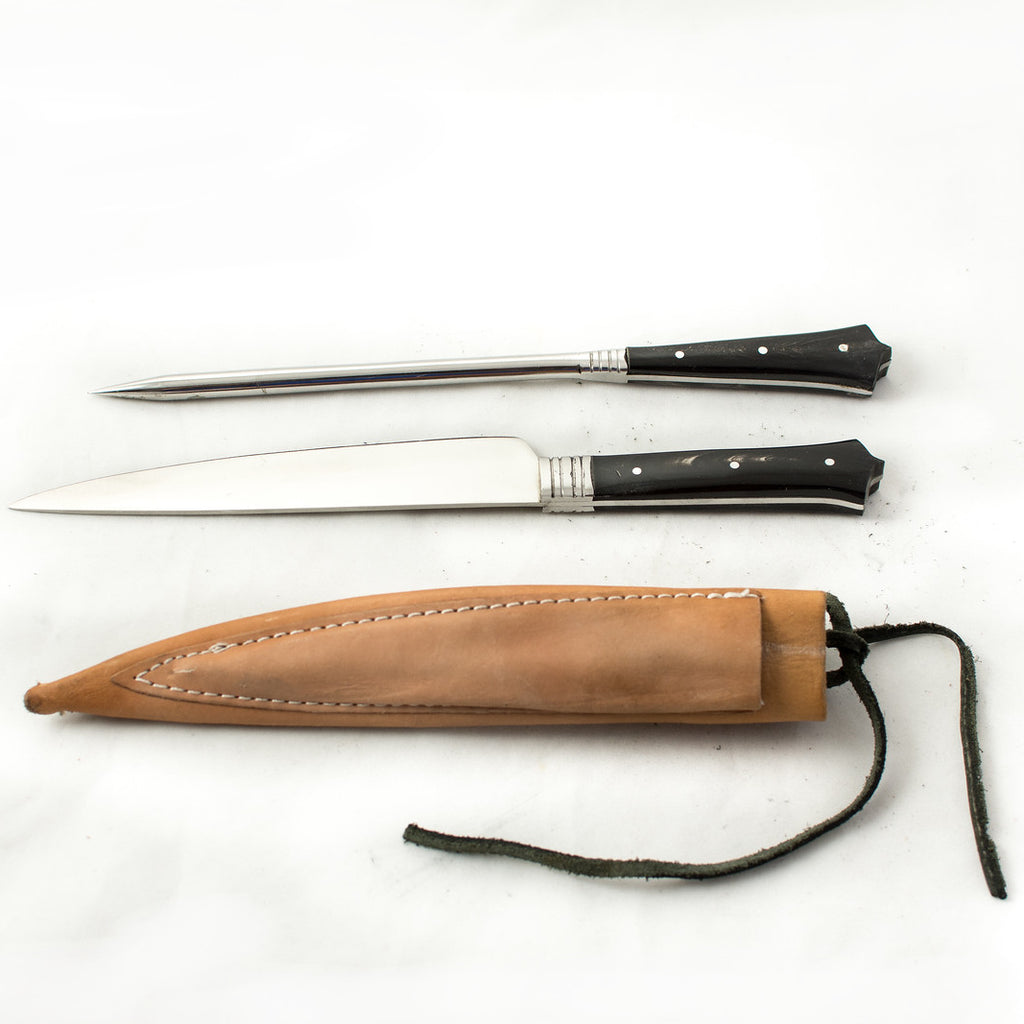 Renaissance Knife & Pricker - historical feast gear and table silver wear medieval Rennaissance fair and SCA feast halls eat like royalty